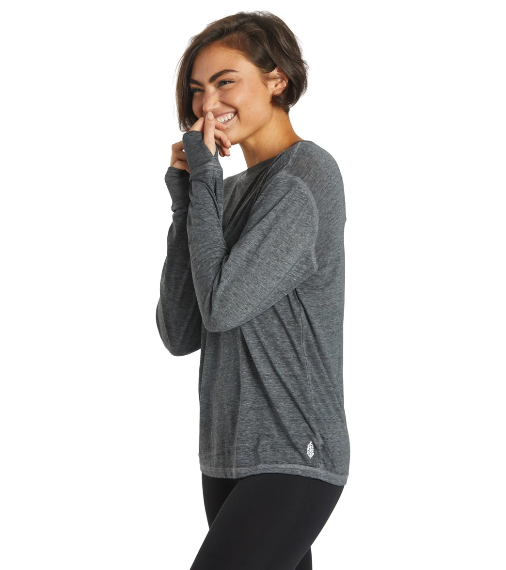 Free People Keep Rolling Long Sleeve Top
