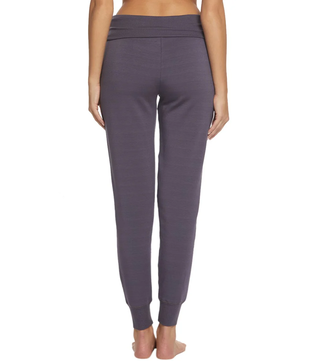 Beyond Yoga Cozy Fleece Foldover Long Sweatpant Joggers