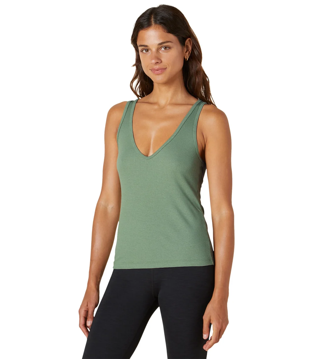Beyond Yoga Take the Plunge V-Neck Tank