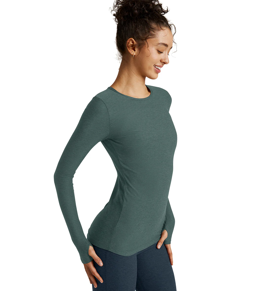 Beyond Yoga Featherweight Spacedye Classic Crew Pullover