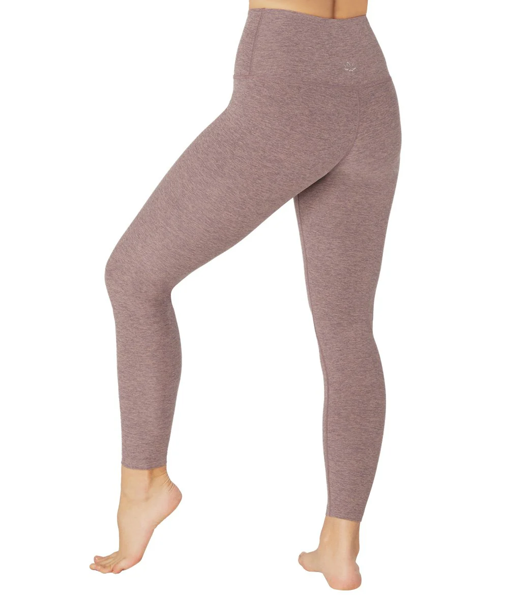 Beyond Yoga Spacedye High Waisted Caught In The Midi 7/8 Yoga Leggings Dusty Mauve/Lilac Luster