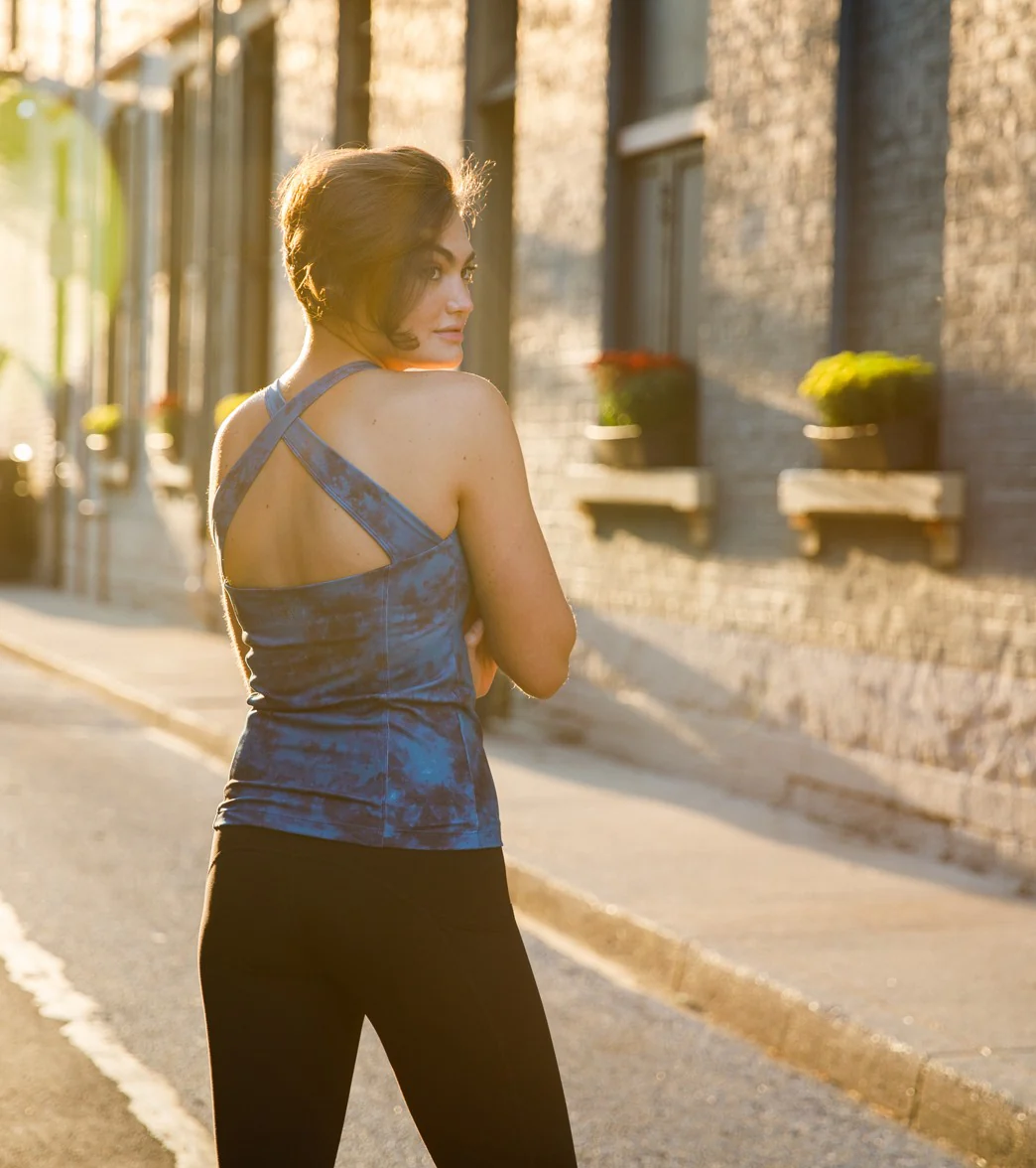 Everyday Yoga Tie Dye Elevated Support Tank