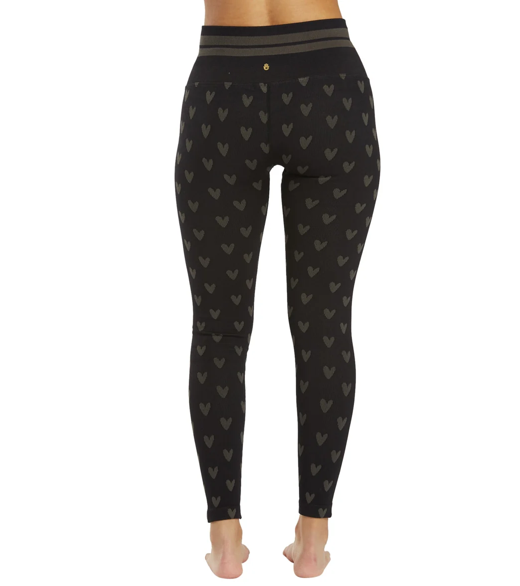 Spiritual Gangster Love Sculpt Jacquard Legging