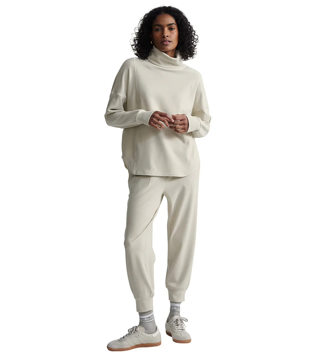 Varley Rainer Roll Neck Brushed Rib Jumper