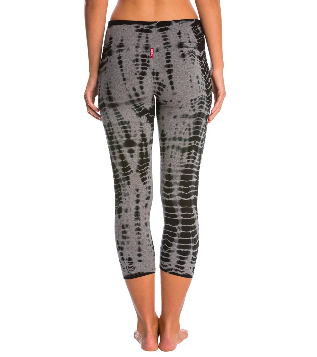 Hard Tail Flat Waisted Cotton Yoga Capris