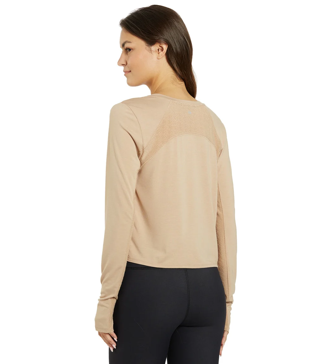 Thrive Societe Textured Inset Tee