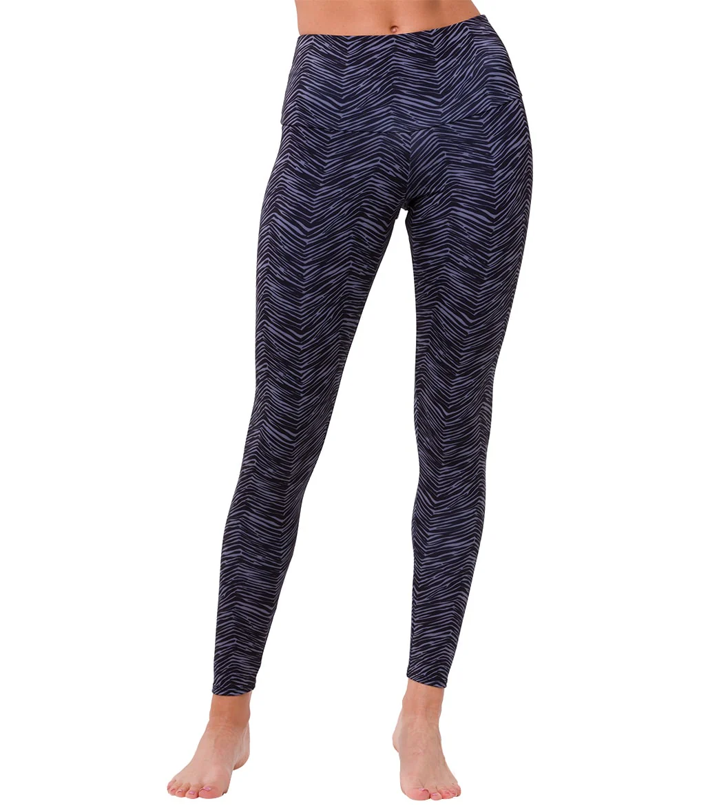 Onzie High Waisted Yoga Leggings Ripple
