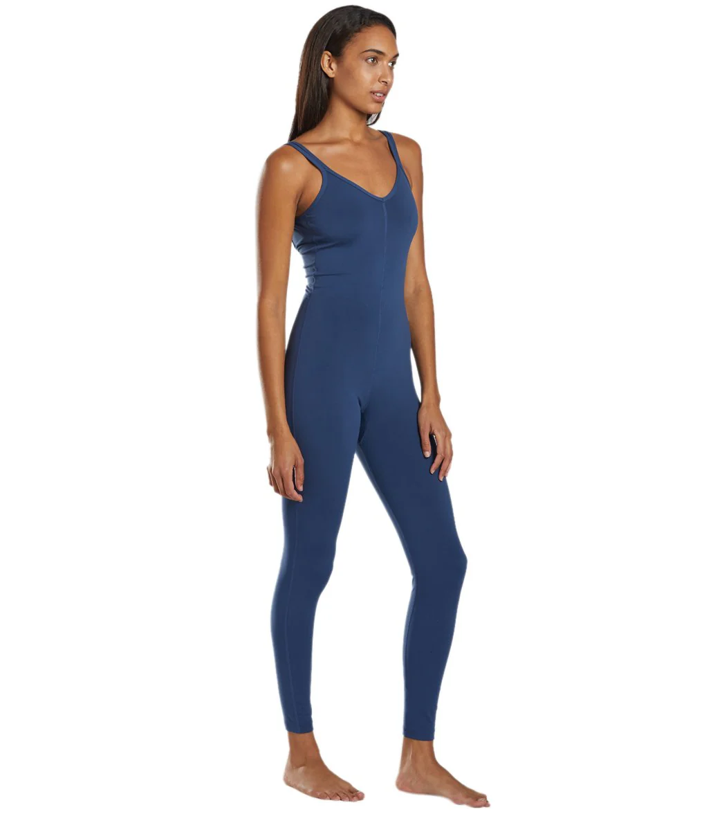 Everyday Yoga Radiant Solid Strappy Back Long Leotard 28