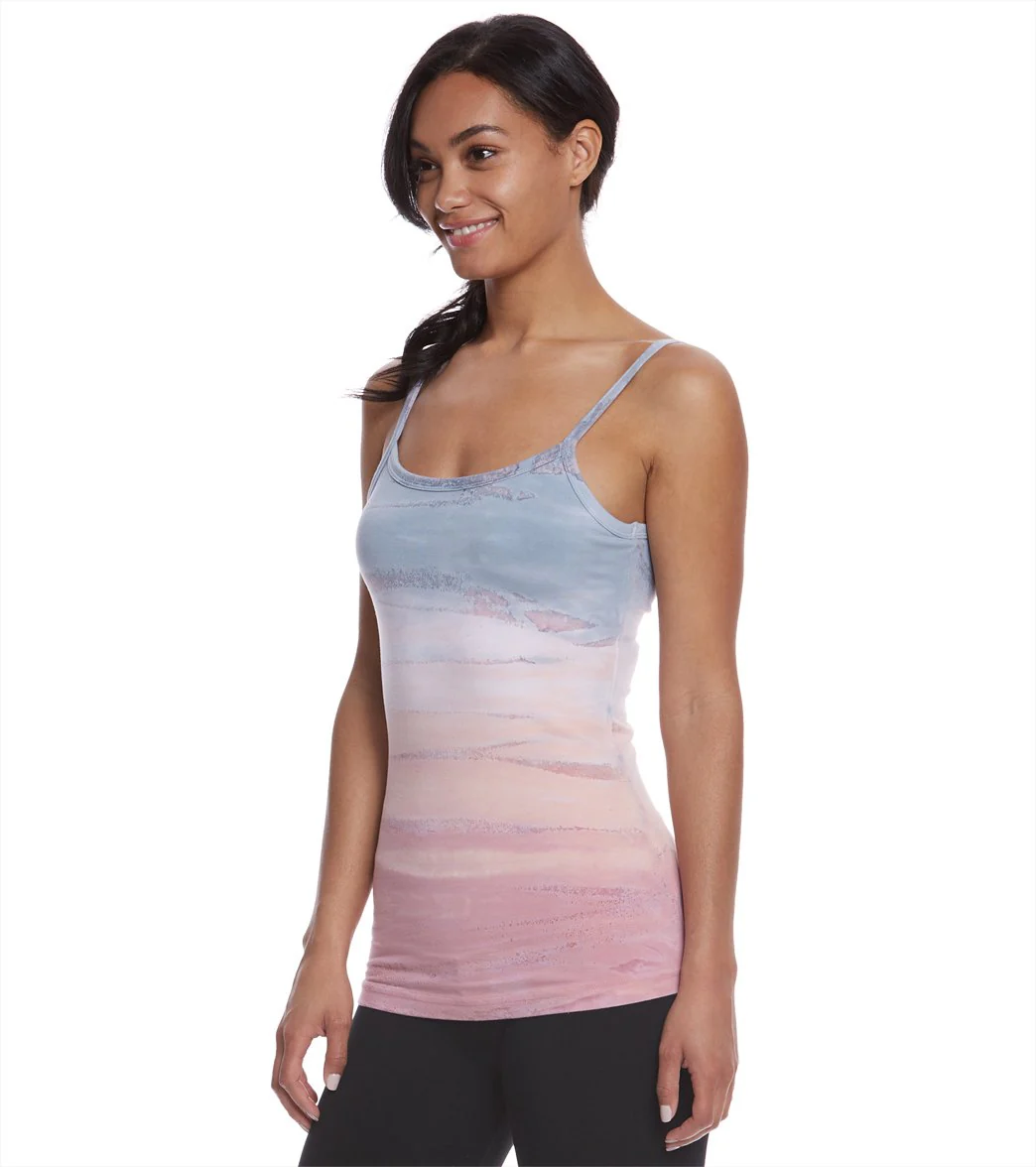 Hard Tail Scoop Back Yoga Tank Top with Bra