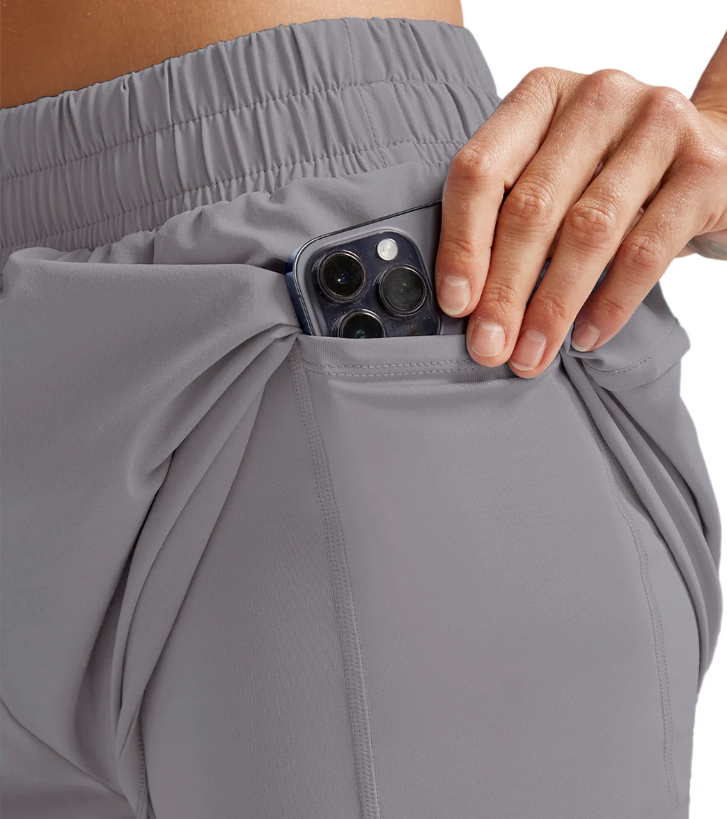 Beyond Yoga In Stride Lined Short