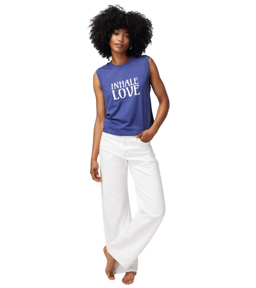 Spiritual Gangster Inhale Love Irina Muscle Tank