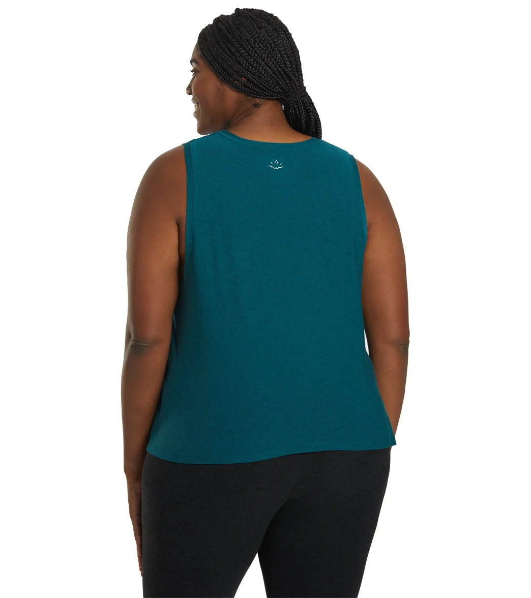Beyond Yoga Plus Featherweight Spacedye Balanced Muscle Yoga Tank