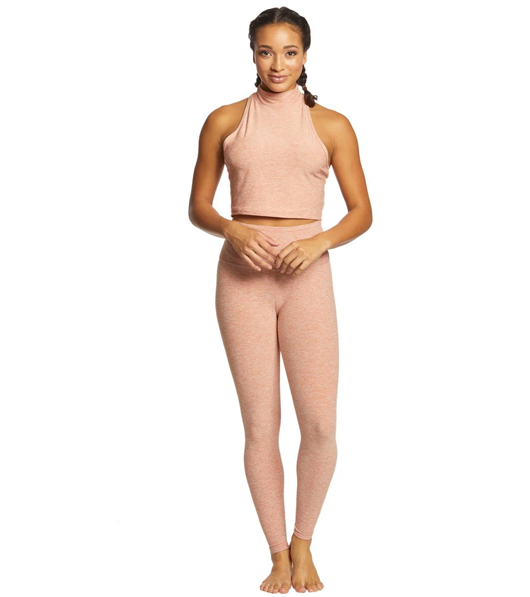 Beyond Yoga Spacedye High Waisted Caught In The Midi 7/8 Yoga Leggings Rainwash Pink Shell