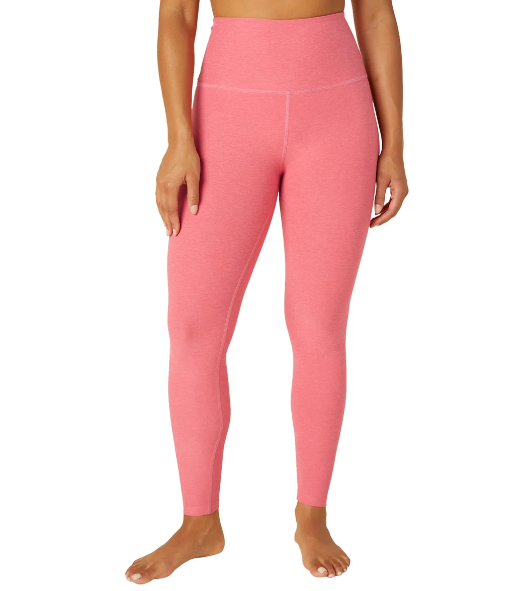 Beyond Yoga Spacedye High Waisted Caught In The Midi 7/8 Yoga Leggings Pink Crush-Rose