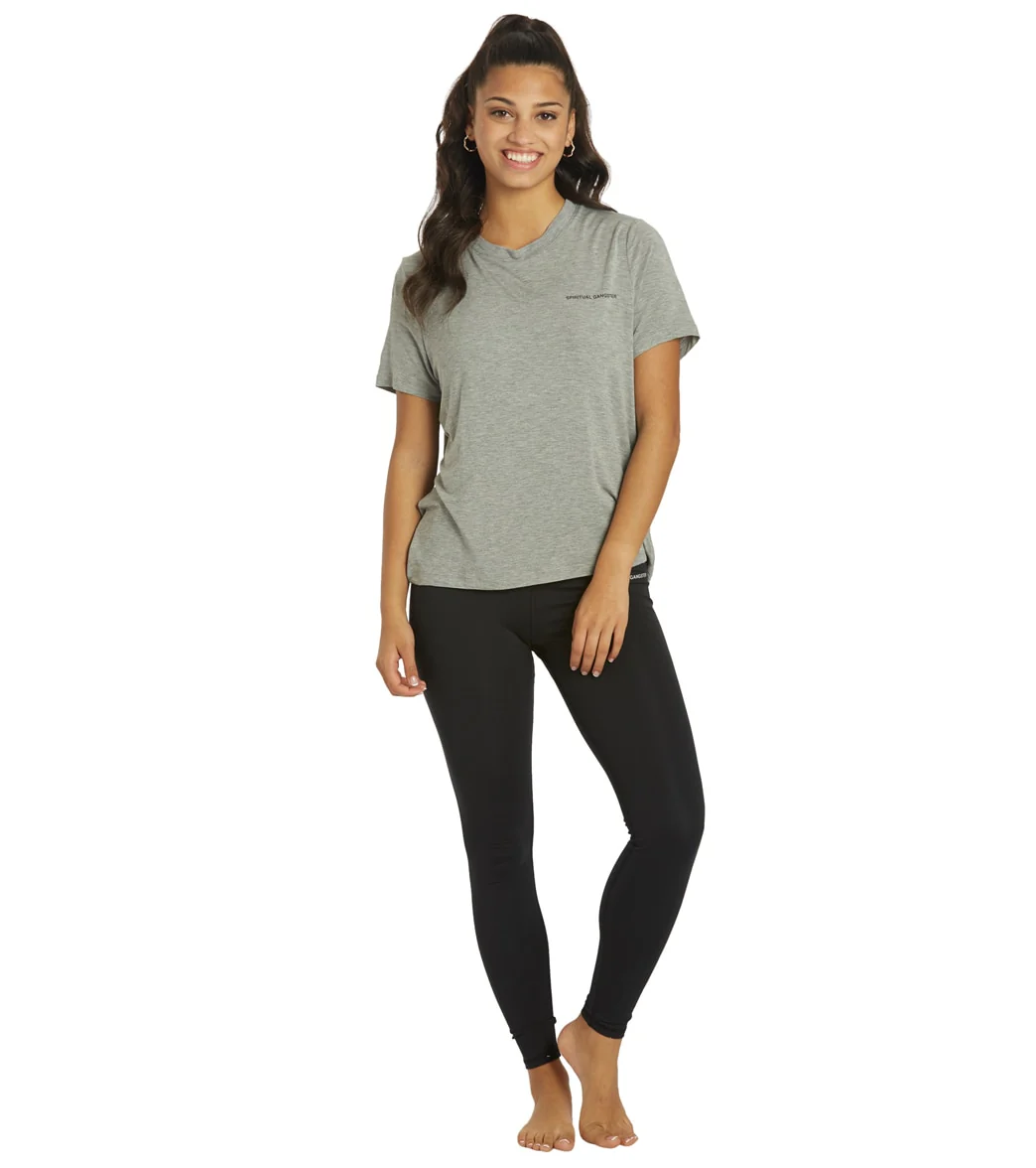 Spiritual Gangster Open Back Short Sleeve Tee