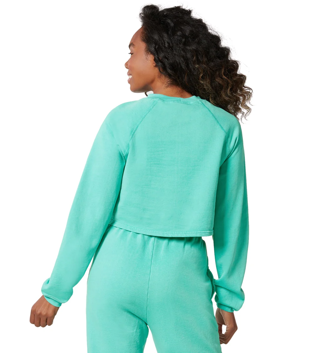 NUX Don't Stop Organic Crop Pullover