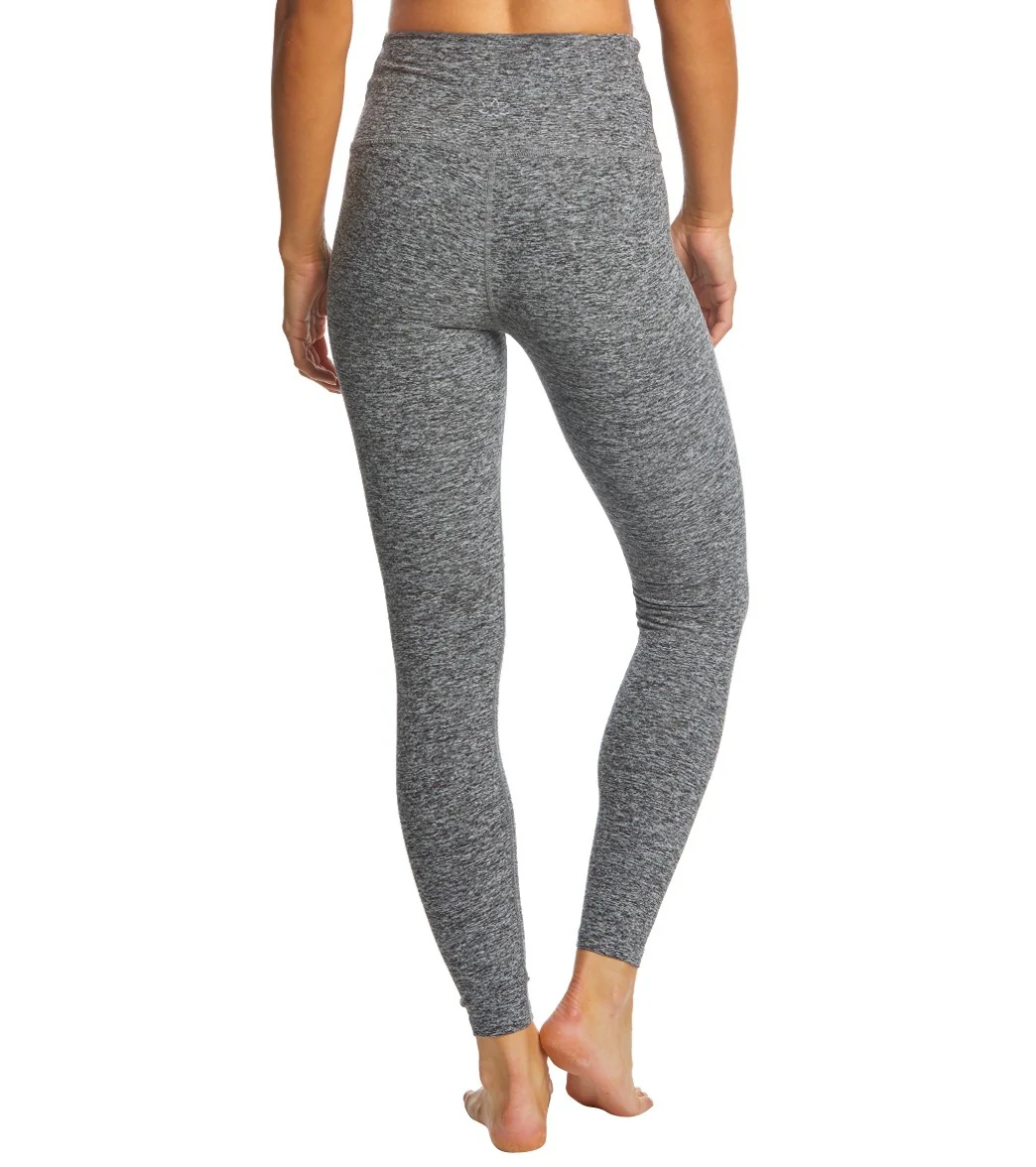Beyond Yoga Spacedye High Waisted Caught In The Midi 7/8 Yoga Leggings Black/White