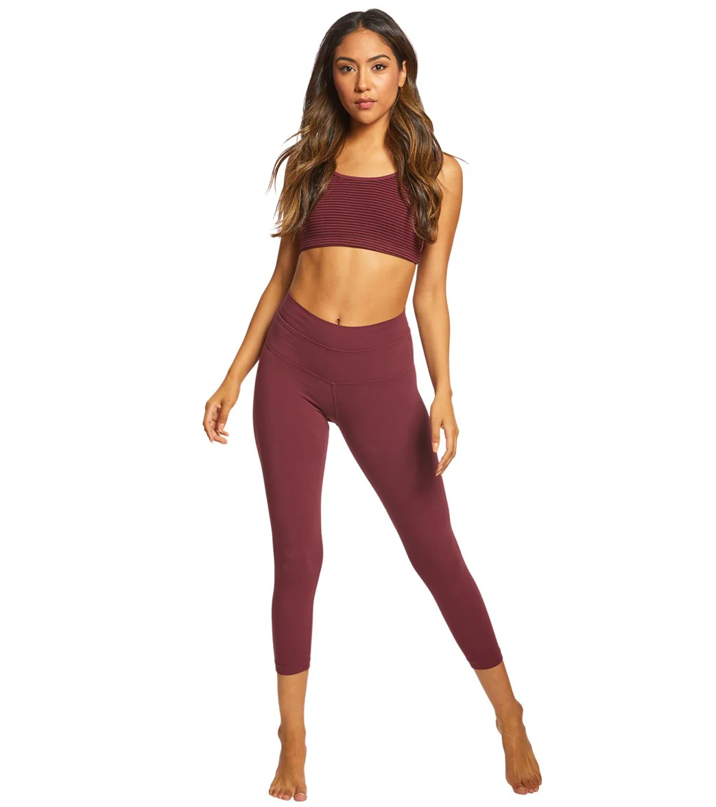 Hard Tail High Rise Cotton Yoga Capris