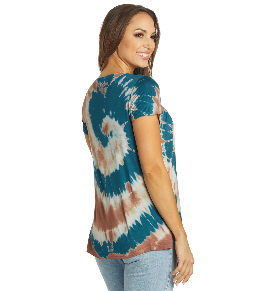 Yak & Yeti Spiral Tie Dye Loose Fit Tee