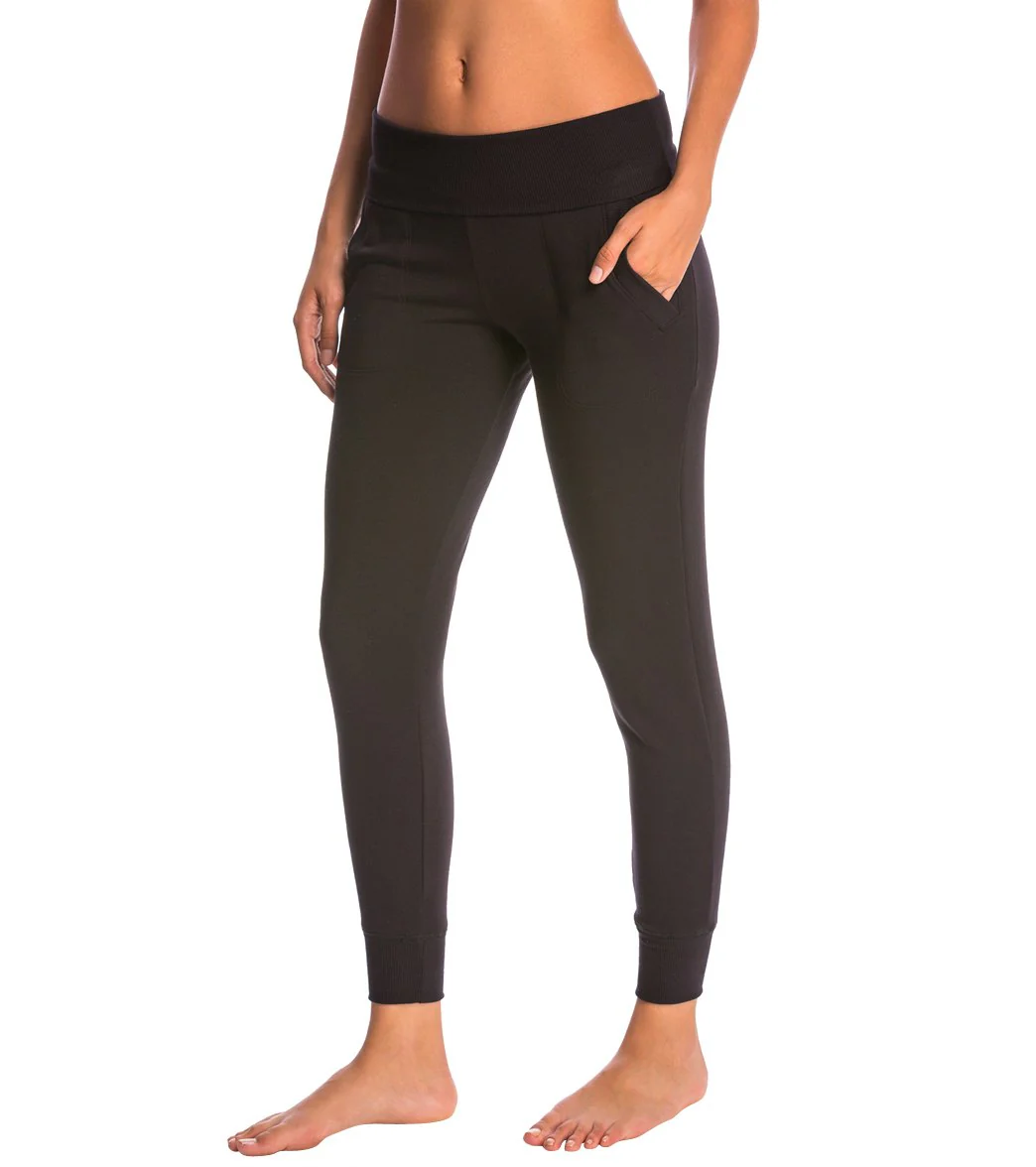 Beyond Yoga Cozy Fleece Foldover Long Sweatpant Joggers