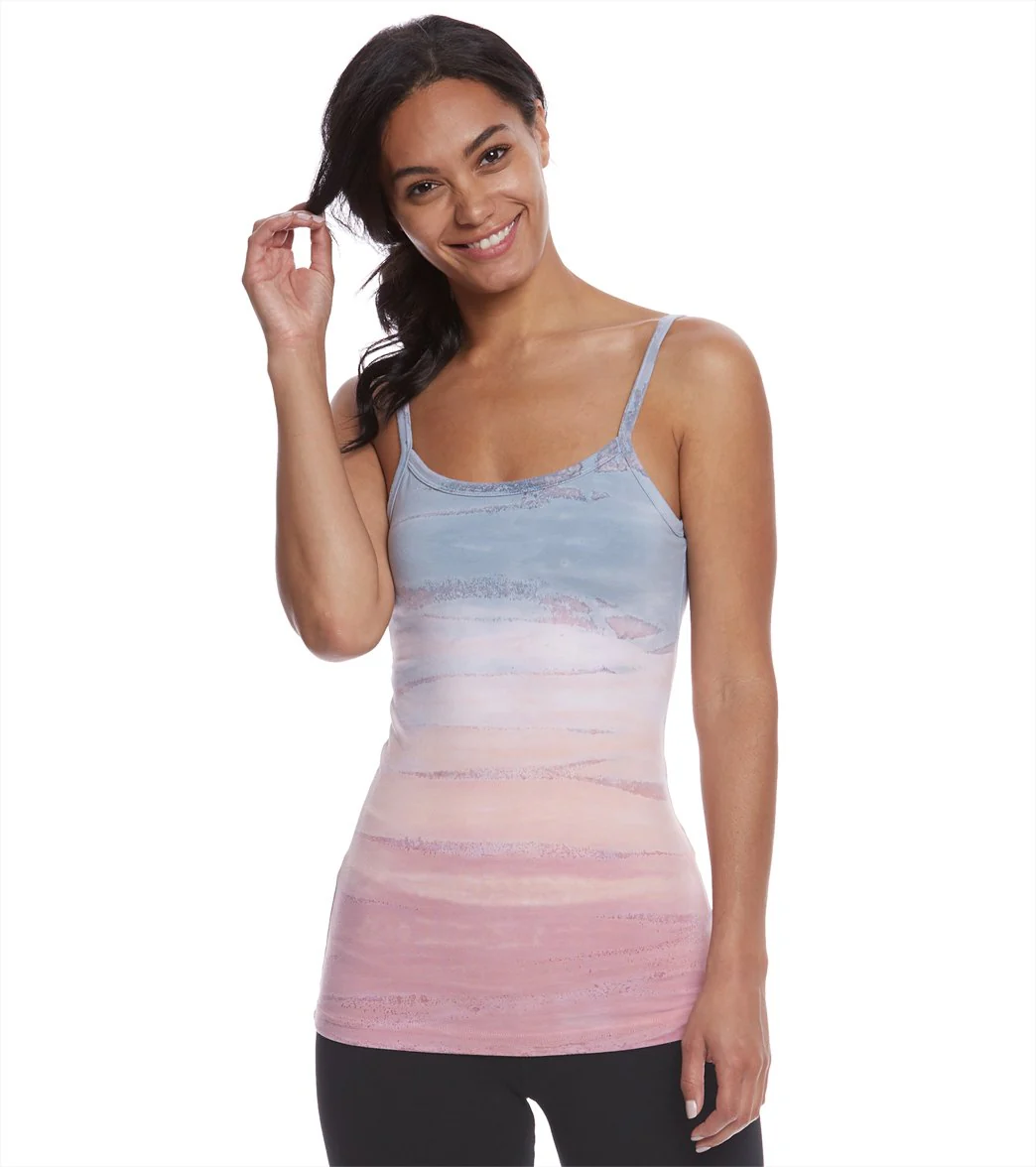 Hard Tail Scoop Back Yoga Tank Top with Bra