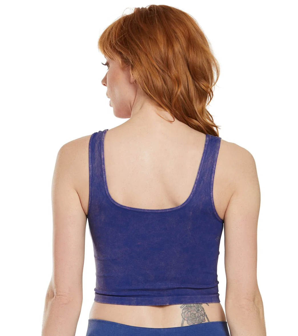 NUX Be Free Mineral Wash Seamless Yoga Crop Top