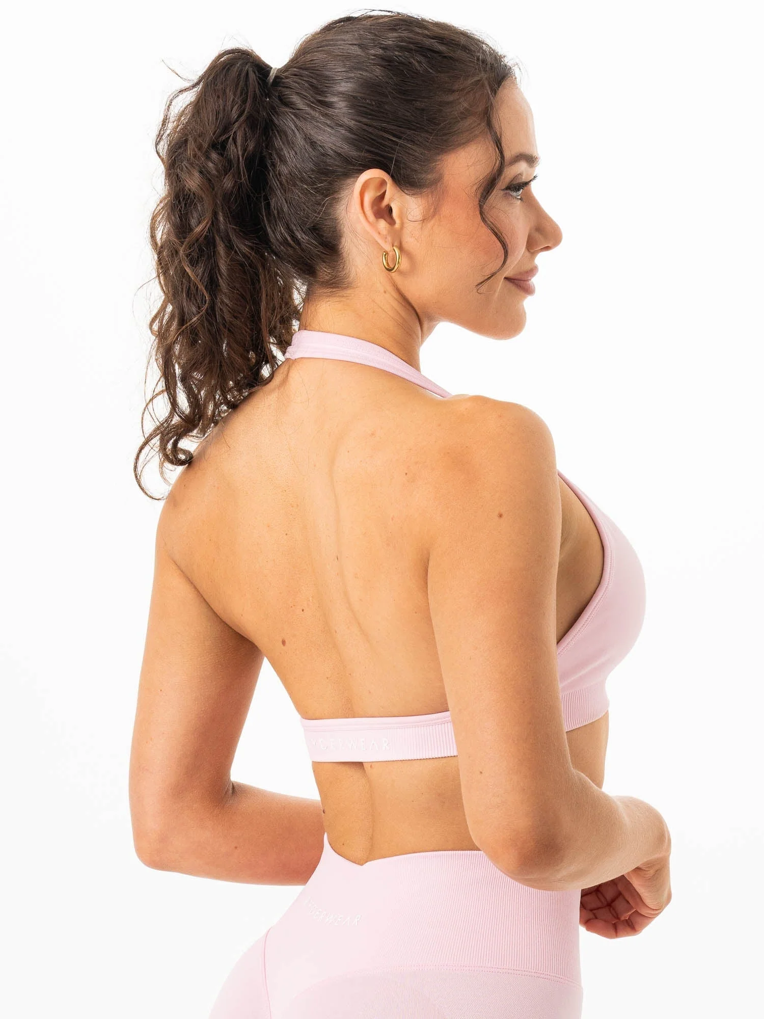 Sculpt Seamless Halter Bra - Blossom