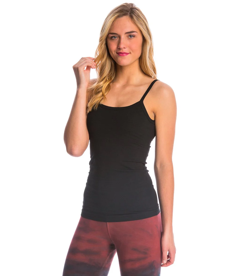 Hard Tail Scoop Back Yoga Tank Top with Bra