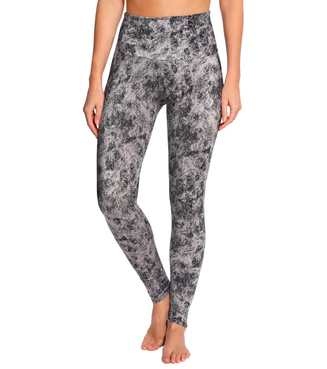 Onzie High Waisted Yoga Leggings Thunder Storm