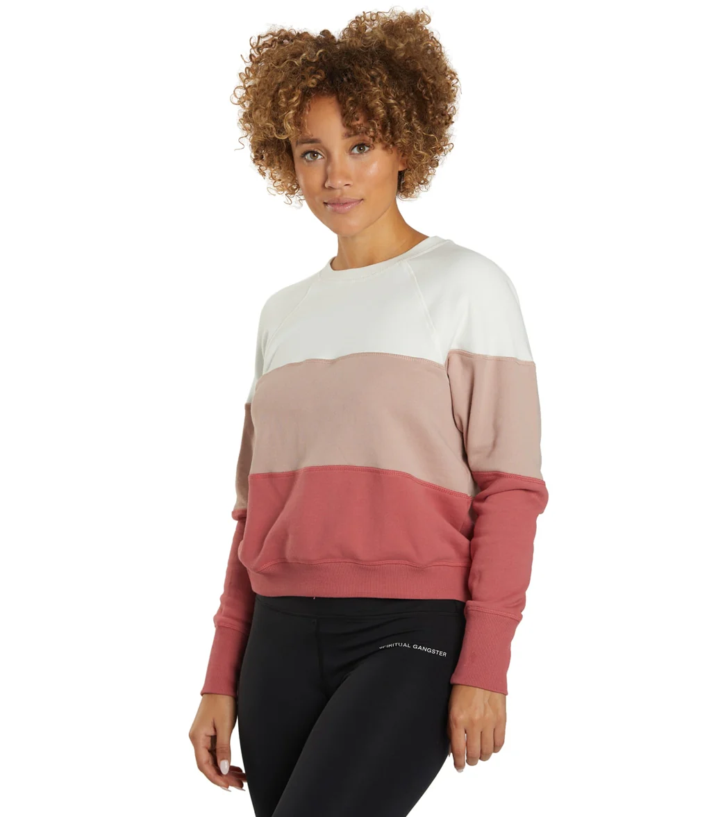Spiritual Gangster Triblock Bridget Raglan Pullover
