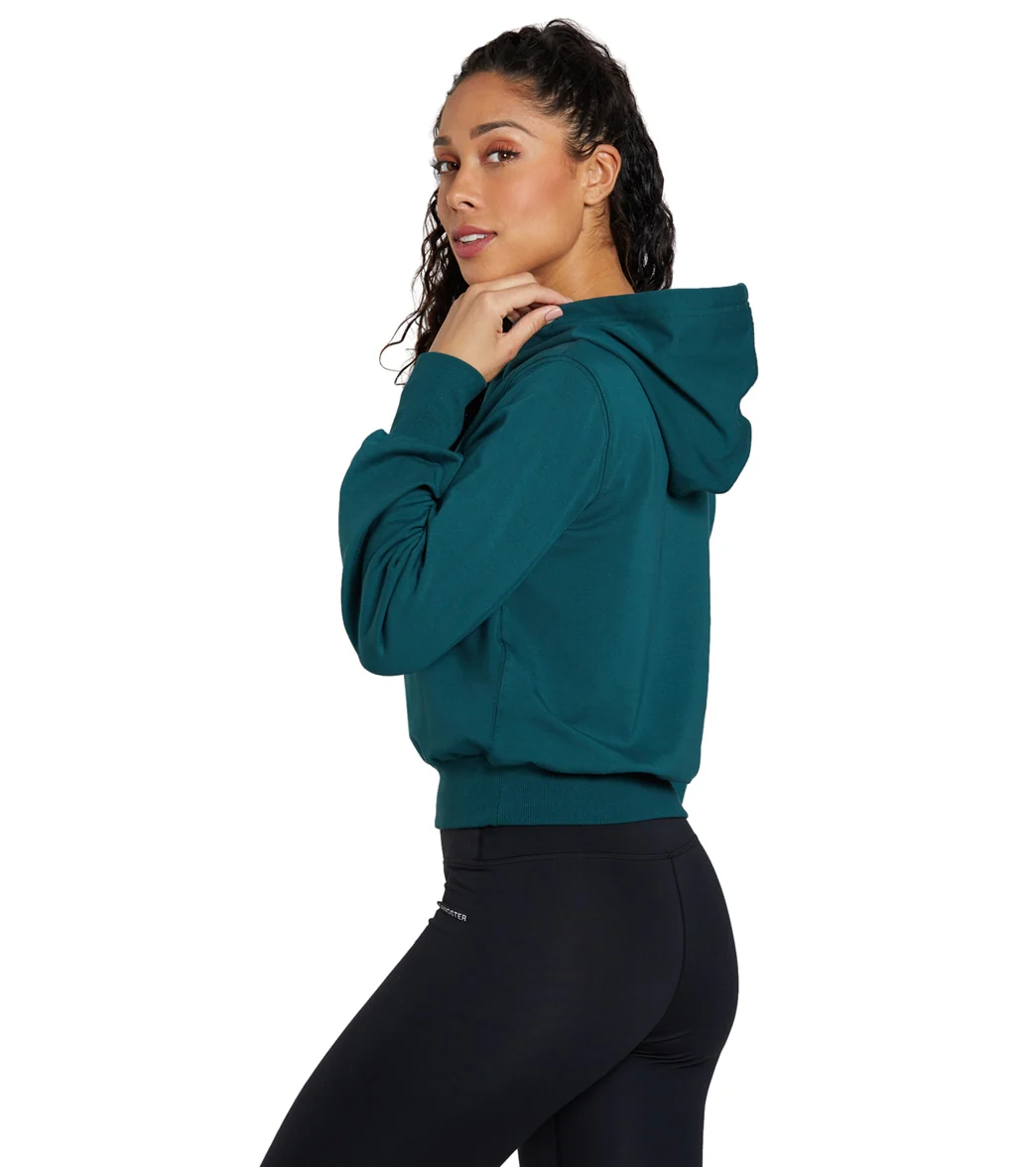 Spiritual Gangster Blouson Sleeve Fleece Hoodie