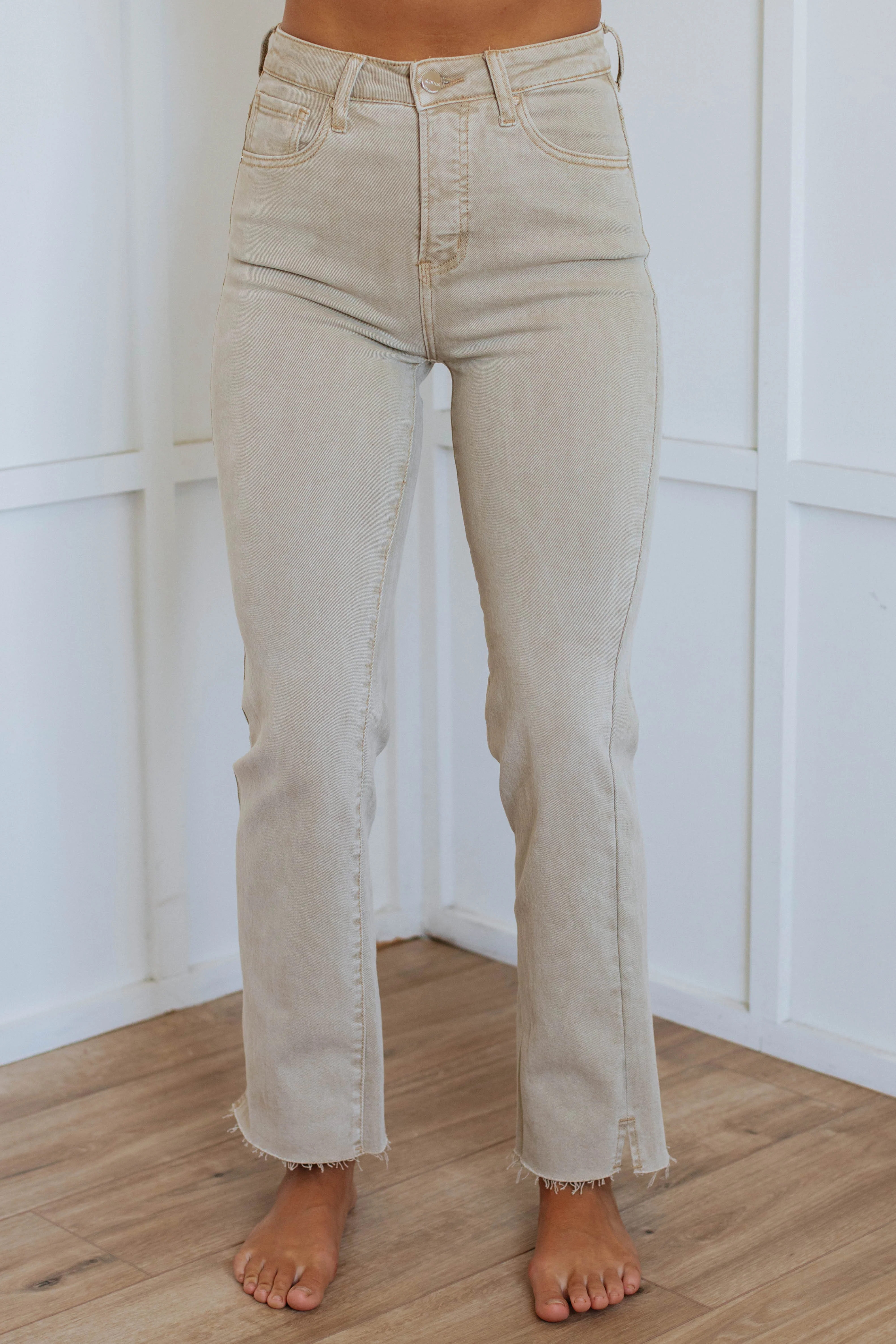 Nayla Risen Jeans - Sand