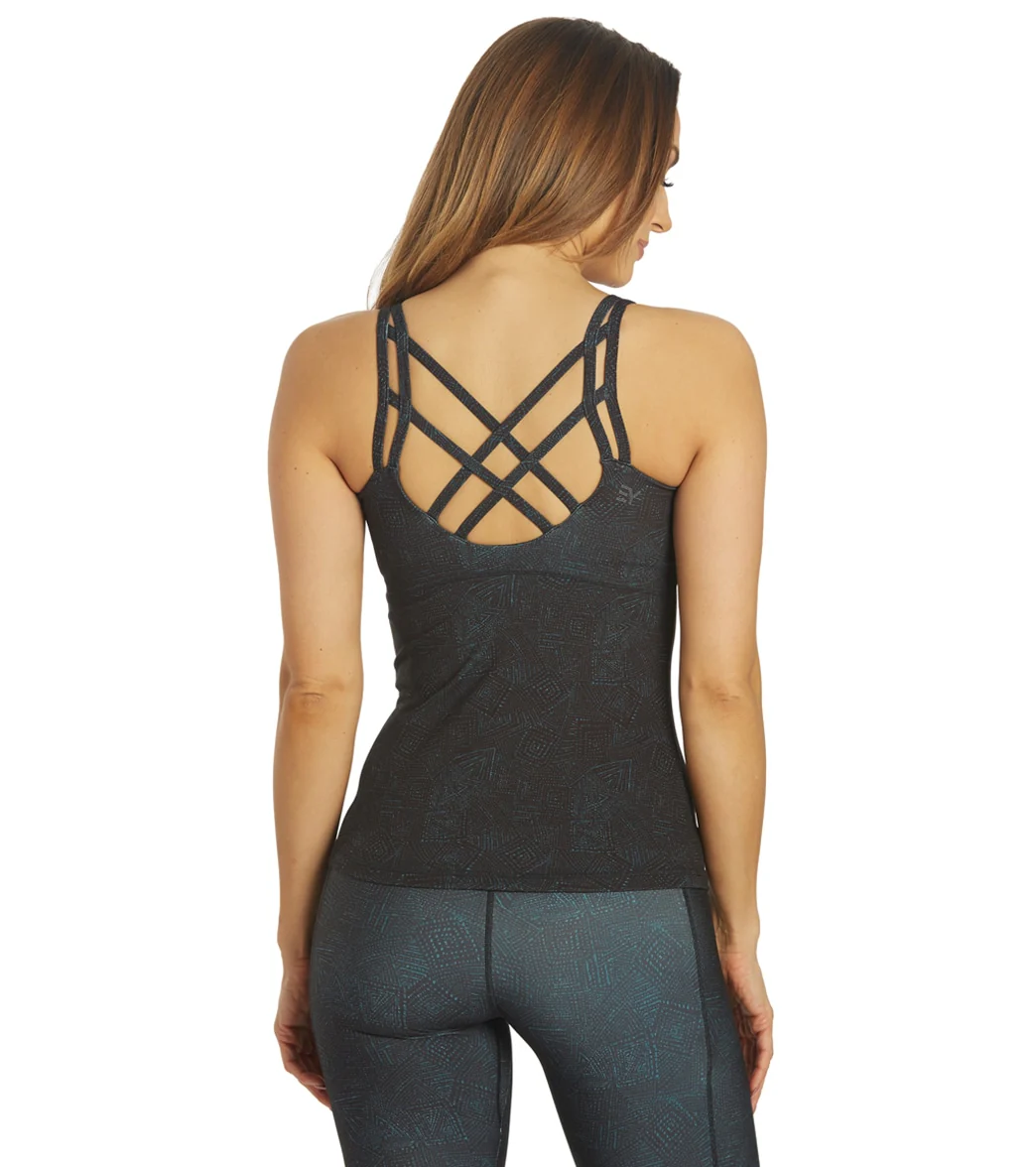 Everyday Yoga Radiant Tribe Strappy Back Support Tank