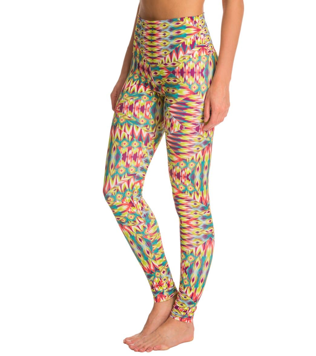 Onzie High Waisted Yoga Leggings Tutti Fruitti