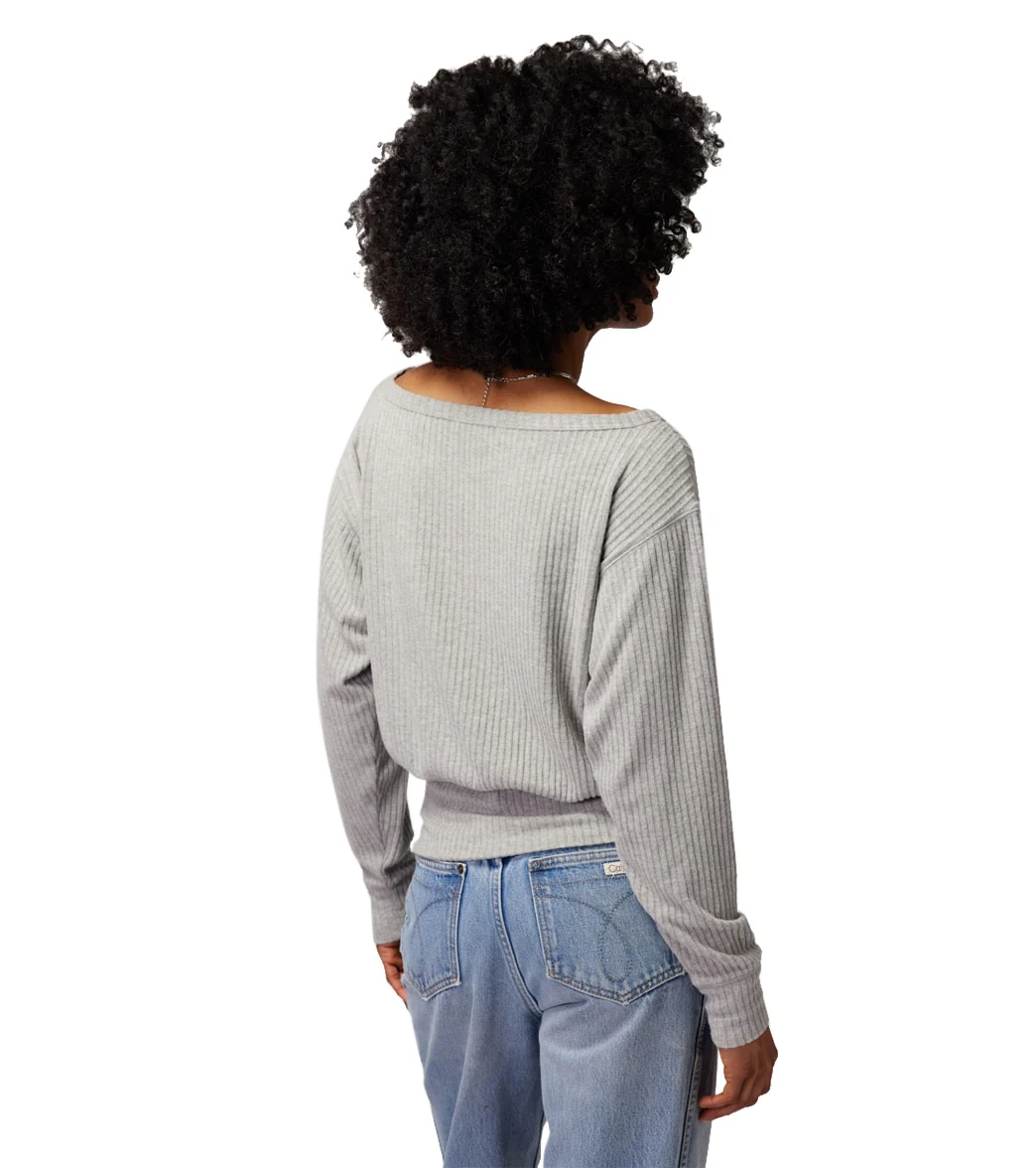 Spiritual Gangster Ballet Rib Banded Hem Vida