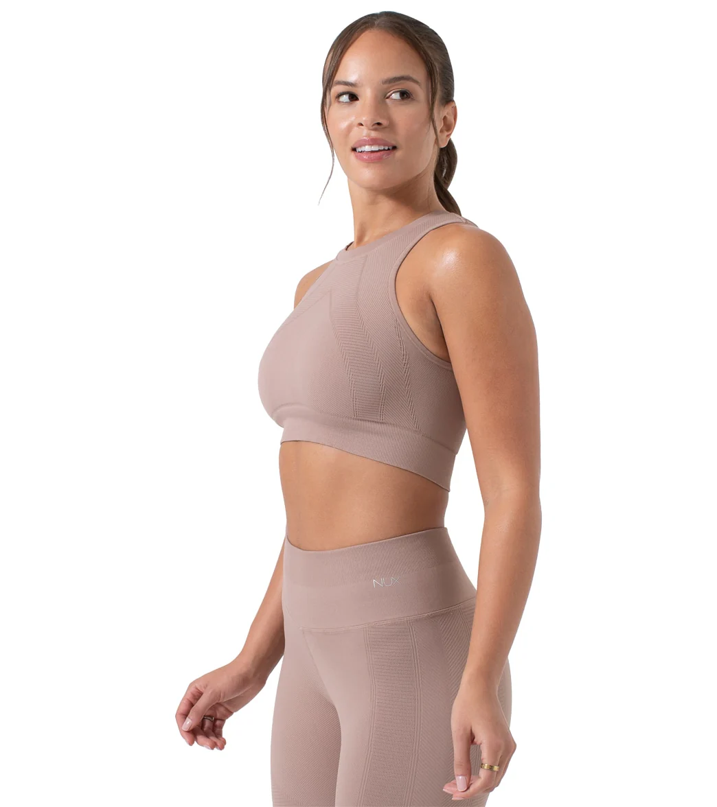 NUX One By One Seamless Yoga Crop Top