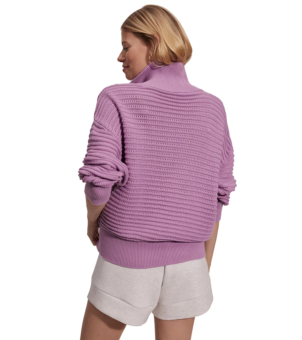 Varley Tara Pointelle Half Zip