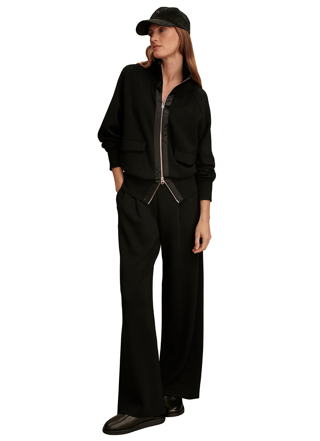 Varley Roxbury Zip Through Sweater