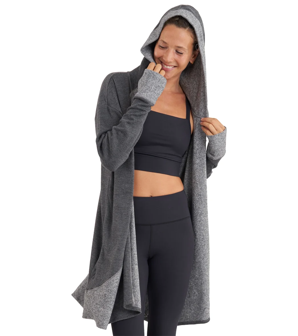 Thrive Societe Hooded Drape Cardi