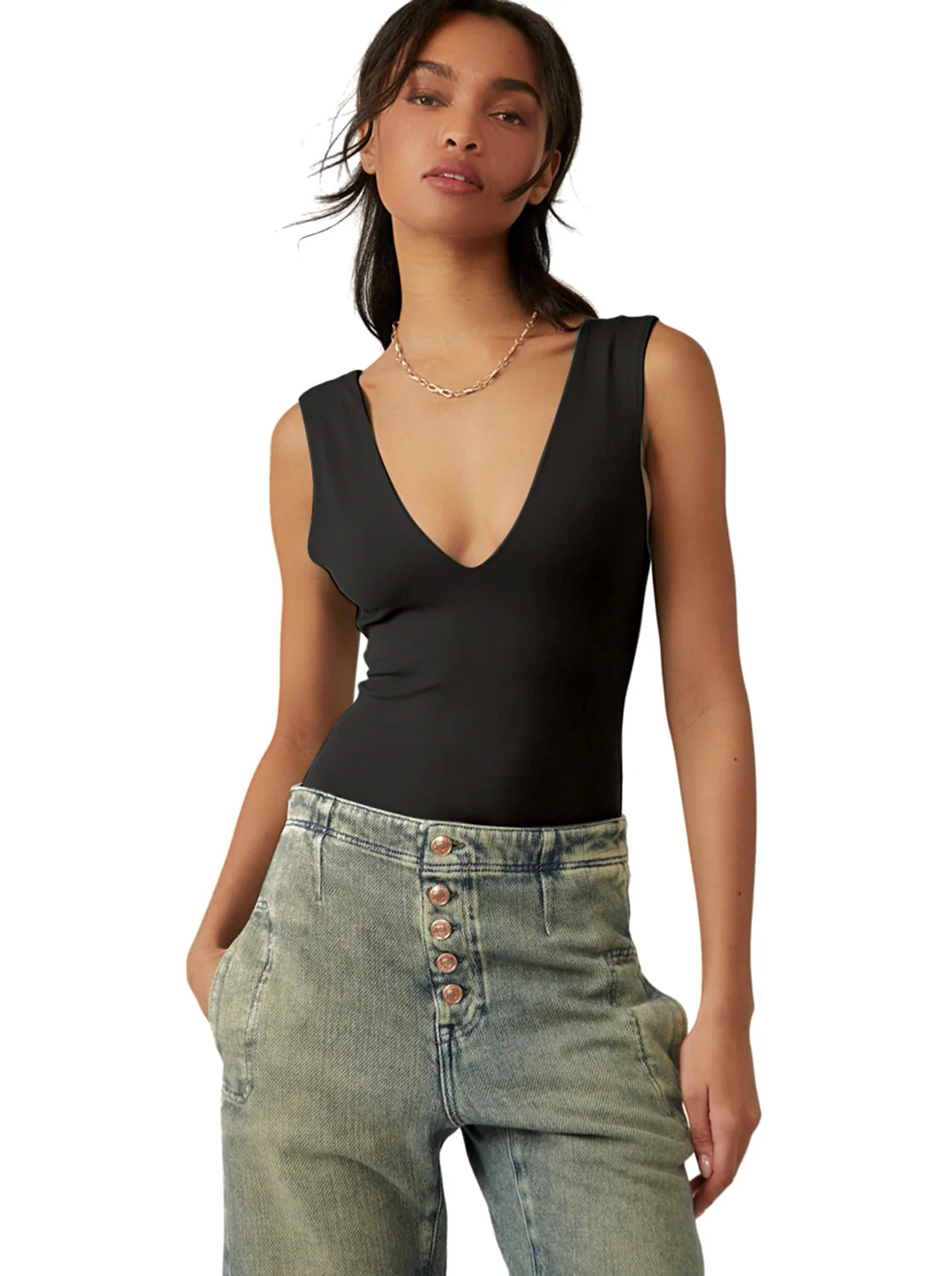 Free People Keep It Sleek Bodysuit