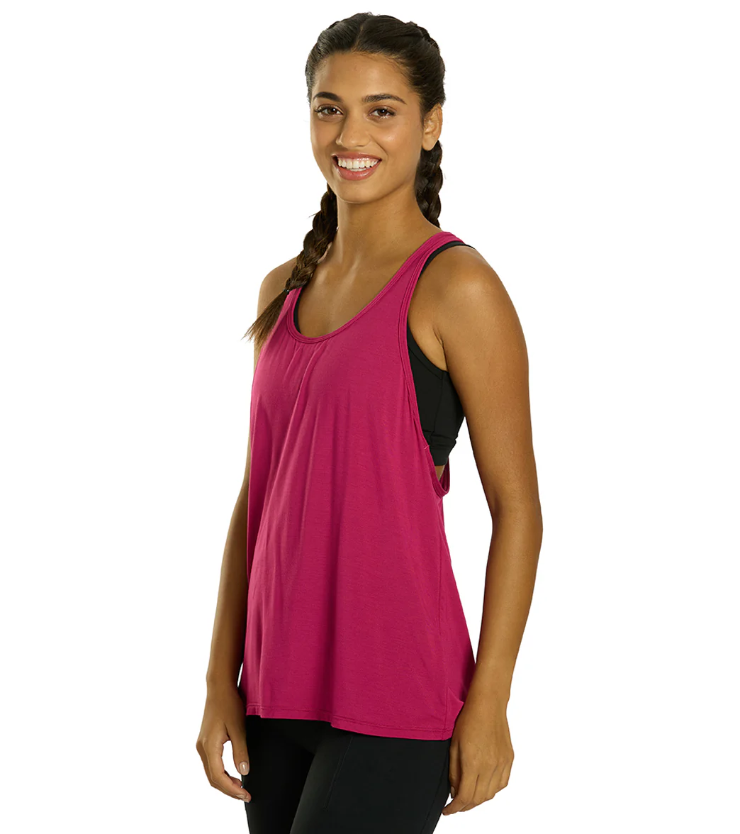 Everyday Yoga Motion Solid Racer Back Layering Tank