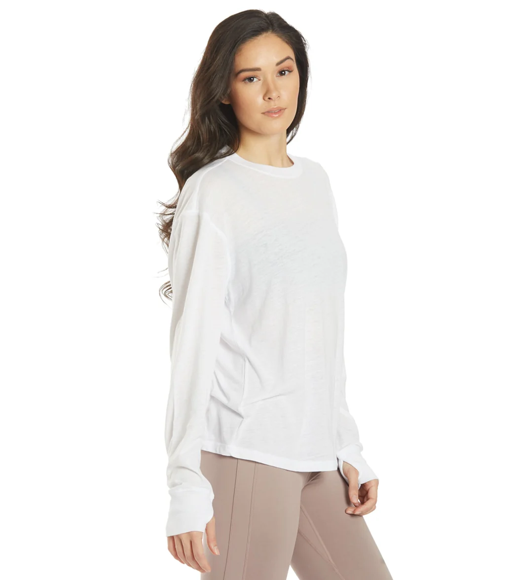 Free People Keep Rolling Long Sleeve Top