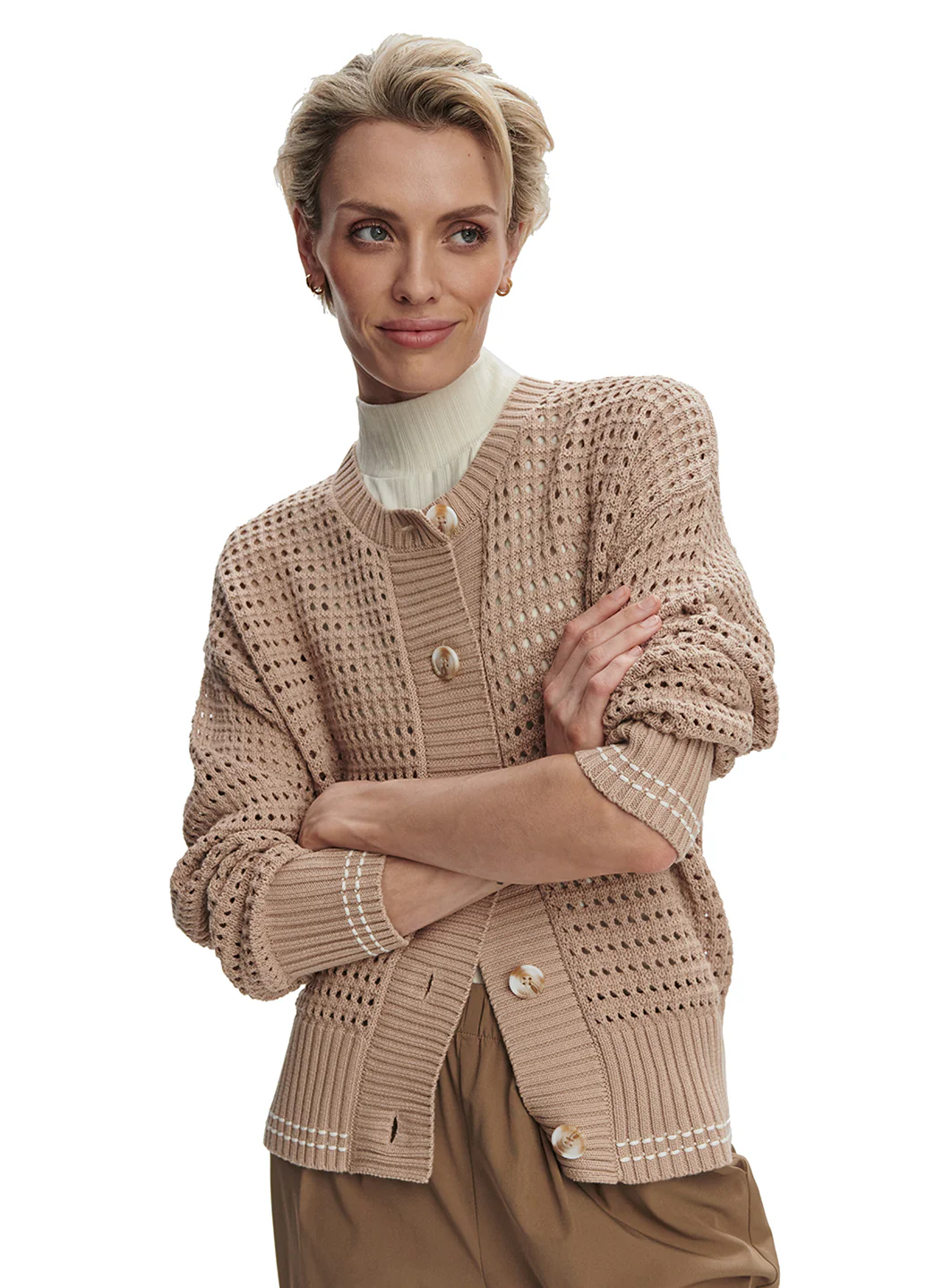 Varley Kris Relaxed Fit Knit Cardigan