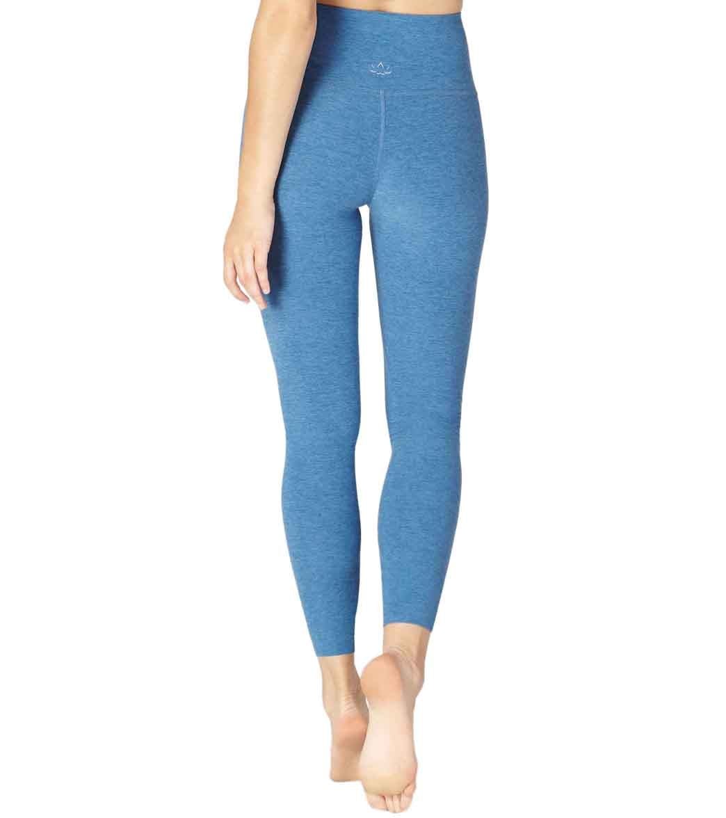 Beyond Yoga Spacedye High Waisted Caught In The Midi 7/8 Yoga Leggings Victory Blue/Blue Suede