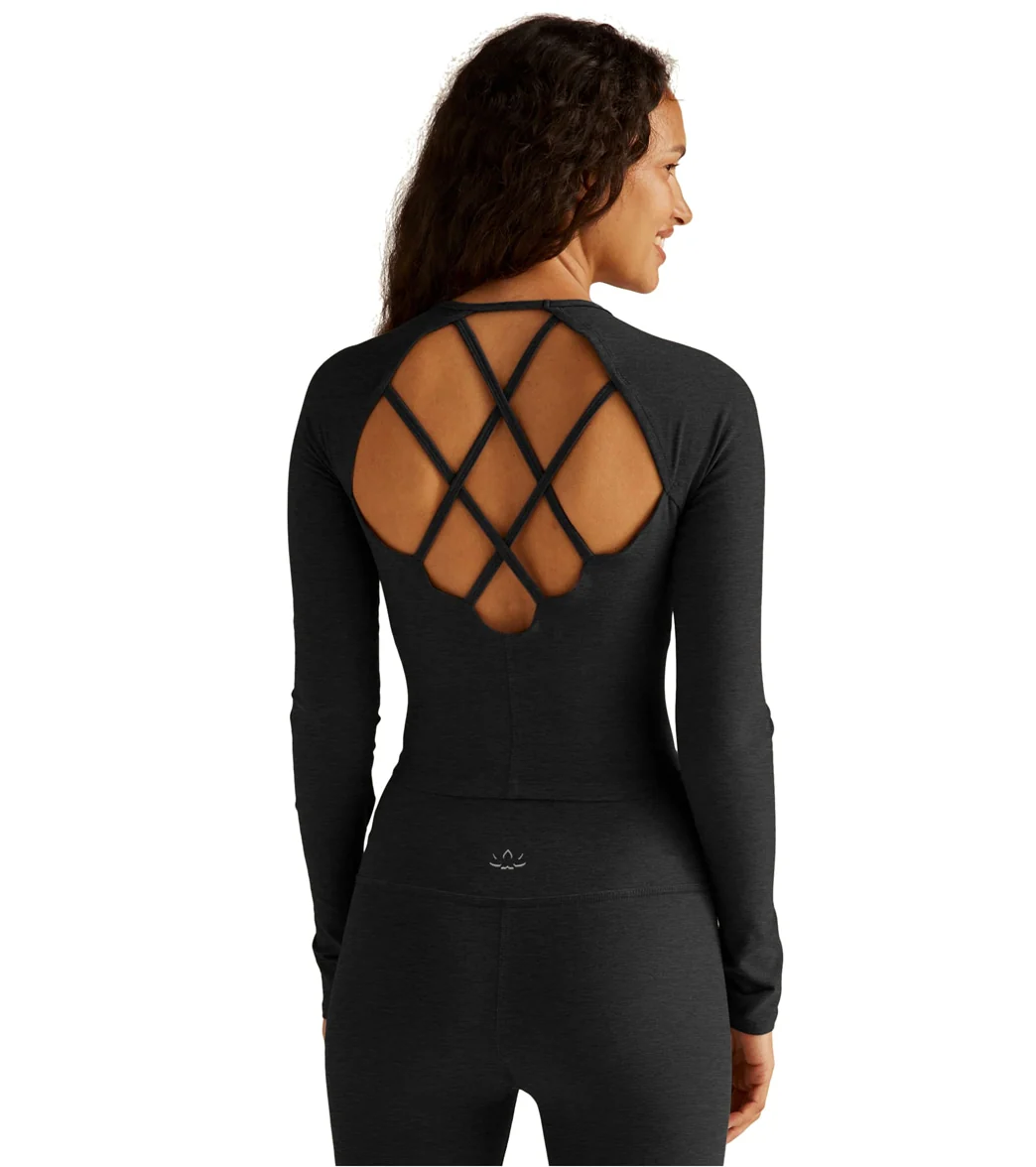 Beyond Yoga Spacedye Enlighten Cropped Pullover