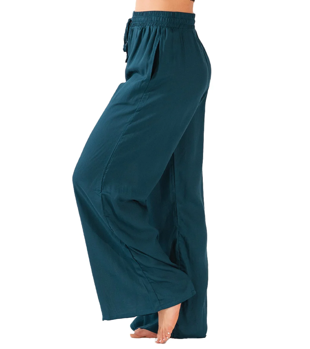 Lotus and Luna Wide Leg Drawstring Pants