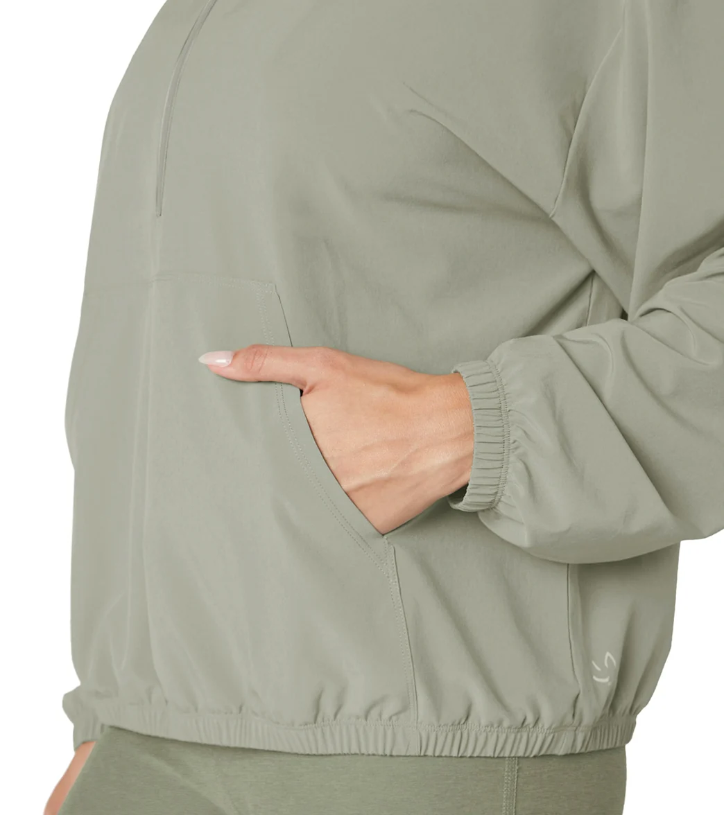 Beyond Yoga In Stride Half Zip Pullover