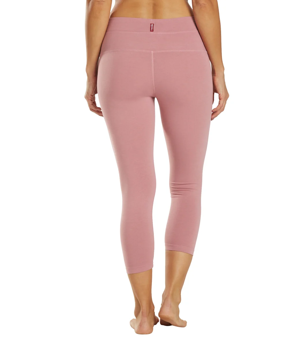 Hard Tail High Rise Cotton Yoga Capris