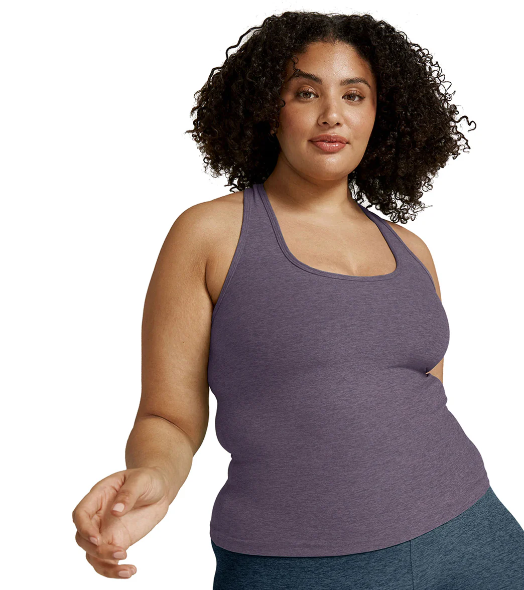 Beyond Yoga Plus Size Spacedye Step Up Racerback Tank