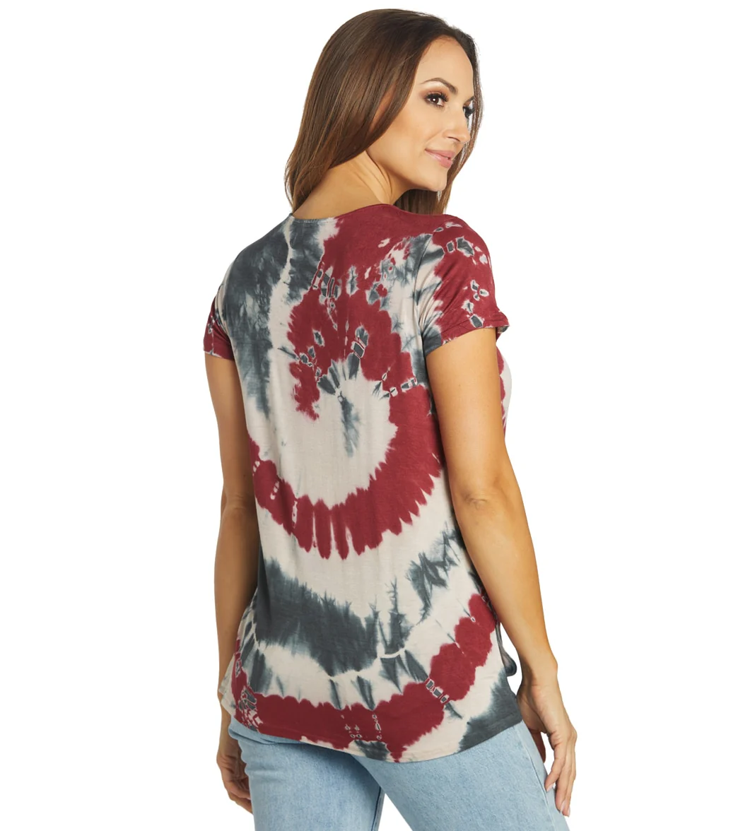 Yak & Yeti Spiral Tie Dye Loose Fit Tee
